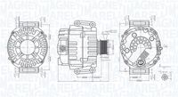 MAGNETI MARELLI MQA2072 - Alternador