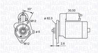 MAGNETI MARELLI MQS1392 - Motor de arranque