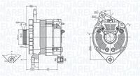 MAGNETI MARELLI MQA36851 - Alternador