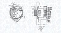 MAGNETI MARELLI MQA38740 - Alternador