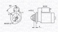 MAGNETI MARELLI MQS1057 - Motor de arranque