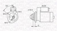 MAGNETI MARELLI MQS566 - Motor de arranque