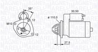 MAGNETI MARELLI MQS1118 - Motor de arranque