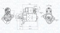 MAGNETI MARELLI MQS5395 - Motor de arranque