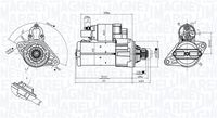 MAGNETI MARELLI MQS5561 - Motor de arranque