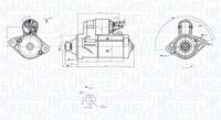 MAGNETI MARELLI MQS6156 - Motor de arranque