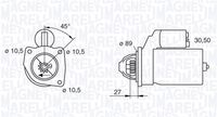 MAGNETI MARELLI 063216733010 - Motor de arranque