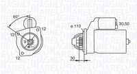 MAGNETI MARELLI MSN227 - Motor de arranque