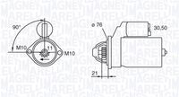 MAGNETI MARELLI MQS1473 - Motor de arranque