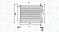 MAGNETI MARELLI BC952 - Condensador, aire acondicionado