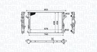 MAGNETI MARELLI BM1522 - Radiador, refrigeración del motor