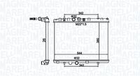 MAGNETI MARELLI BM1561 - Código de motor: YHY (DV5RD)<br>Clase de caja de cambios: Caja de cambios manual<br>Ancho de red [mm]: 398<br>Profundidad de red [mm]: 23<br>Longitud de red [mm]: 380<br>Tipo radiador: Aletas refrigeración unidas mecánicamente<br>