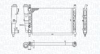 MAGNETI MARELLI BM1724 - Diámetro de salida 1 [mm]: 35<br>Calidad: ALTERNATIVO<br>Diámetro de entrada 1 [mm]: 35<br>Tipo radiador: Aletas refrigeración unidas mecánicamente<br>Profundidad de red [mm]: 34<br>Longitud de red [mm]: 528<br>Ancho de red [mm]: 314<br>Material: Aluminio<br>Material: Plástico<br>