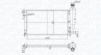 MAGNETI MARELLI BM1813 - Material aletas refrigeradoras: Aluminio<br>Material depósitos de agua (radiador): Plástico<br>Longitud de red [mm]: 388<br>Ancho de red [mm]: 322<br>Profundidad de red [mm]: 23<br>Tipo radiador: Aletas refrigeración unidas mecánicamente<br>