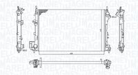 MAGNETI MARELLI BM1857 - Longitud de red [mm]: 650<br>Ancho de red [mm]: 415<br>Profundidad de red [mm]: 32<br>Material aletas refrigeradoras: Aluminio<br>Material depósitos de agua (radiador): Plástico<br>Tipo radiador: Aletas refrigeración unidas mecánicamente<br>