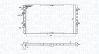 MAGNETI MARELLI BM1914 - Diámetro de salida 1 [mm]: 32<br>Calidad: ALTERNATIVO<br>Diámetro de entrada 1 [mm]: 32<br>Tipo radiador: Aletas refrigeración unidas mecánicamente<br>Profundidad de red [mm]: 23<br>Longitud de red [mm]: 646<br>Ancho de red [mm]: 378<br>Material: Aluminio<br>Material: Plástico<br>