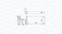 MAGNETI MARELLI BR435 - Diámetro de entrada 1 [mm]: 18<br>Diámetro de salida 1 [mm]: 18<br>Calidad: ALTERNATIVO<br>Restricción de fabricante: BEHR<br>Material: Aluminio<br>Material: Plástico<br>Tipo radiador: Aletas refrigeración unidas mecánicamente<br>Longitud de red [mm]: 306<br>Ancho de red [mm]: 152<br>Profundidad de red [mm]: 35<br>