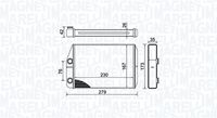 MAGNETI MARELLI BR443 - Artículo complementario / información complementaria 2: sin conducto<br>Longitud de red [mm]: 230<br>Ancho de red [mm]: 165<br>Profundidad de red [mm]: 26<br>Material depósitos de agua (radiador): Aluminio<br>Material aletas refrigeradoras: Aluminio<br>Tipo radiador: Aletas refrigeración soldadas<br>