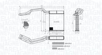 MAGNETI MARELLI BR453 - Artículo complementario / información complementaria 2: con conducto<br>Vehículo con dirección a la izquierda / derecha: para vehic. dirección izquierda<br>Longitud de red [mm]: 186<br>Ancho de red [mm]: 178<br>Profundidad de red [mm]: 32<br>Material depósitos de agua (radiador): Aluminio<br>Material aletas refrigeradoras: Aluminio<br>Tipo radiador: Aletas refrigeración soldadas<br>