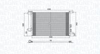 MAGNETI MARELLI BC733 - Condensador, aire acondicionado