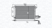 MAGNETI MARELLI BC737 - Condensador, aire acondicionado