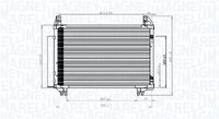 MAGNETI MARELLI BC741 - Condensador, aire acondicionado