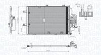 MAGNETI MARELLI BC770 - Condensador, aire acondicionado