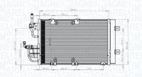 MAGNETI MARELLI BC771 - Condensador, aire acondicionado