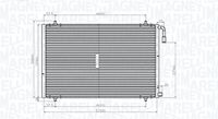 MAGNETI MARELLI BC825 - Condensador, aire acondicionado