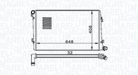 MAGNETI MARELLI BM1573 - Radiador, refrigeración del motor