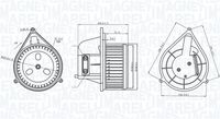 MAGNETI MARELLI MTE206AX - Ventilador habitáculo