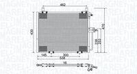 MAGNETI MARELLI BC988 - Condensador, aire acondicionado