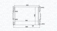 MAGNETI MARELLI BM1535 - Radiador, refrigeración del motor