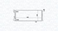 MAGNETI MARELLI BM1541 - Radiador, refrigeración del motor