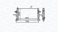 MAGNETI MARELLI BM1593 - Radiador, refrigeración del motor