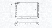 MAGNETI MARELLI BM1849 - Radiador, refrigeración del motor