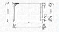 MAGNETI MARELLI BM1713 - Radiador, refrigeración del motor