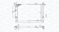 MAGNETI MARELLI BM1932 - Radiador, refrigeración del motor