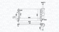 MAGNETI MARELLI BM1836 - Radiador, refrigeración del motor