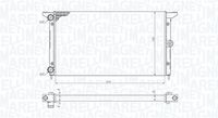 MAGNETI MARELLI BM1901 - Radiador, refrigeración del motor