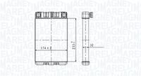 MAGNETI MARELLI 350218428000 - Radiador de calefacción