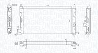 MAGNETI MARELLI BM1904 - Radiador, refrigeración del motor