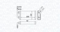 MAGNETI MARELLI BR406 - Radiador de calefacción