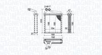 MAGNETI MARELLI BR442 - Radiador de calefacción