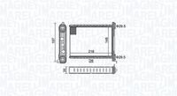 MAGNETI MARELLI BR464 - Radiador de calefacción
