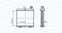 MAGNETI MARELLI BR465 - Radiador de calefacción