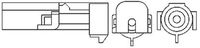 MAGNETI MARELLI OSM005 - Sonda lambda: Sonda de regulación<br>Cantidad líneas: 1<br>