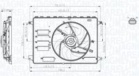 MAGNETI MARELLI MTC761AX - Ventilador, refrigeración del motor