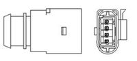 MAGNETI MARELLI OSM039 - Sistema de escape: delante del catalizador<br>Restricción de fabricante: NTK<br>Peso [kg]: 0,154<br>Longitud de cable [mm]: 560<br>Número de enchufes de contacto: 6<br>Color de carcasa: negro<br>Forma del enchufe: oval<br>Sonda lambda: Sonda de regulación<br>peso neto [kg]: 0,13<br>