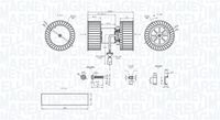 MAGNETI MARELLI MTE208AX - Ventilador habitáculo